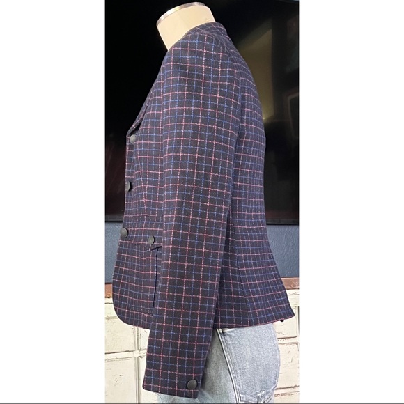 Rag & Bone Nancie Plaid Blazer Jacket Size 2 - Picture 4 of 16